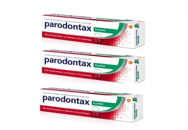 3er parodontax Fluorid Zahnpasta 75ml 3er Pack (3x 75ml)
